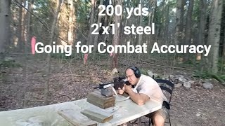 12.5" AR-15 combat accuracy 200 yds