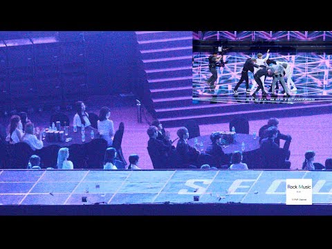 TWICE, GFRIEND,IZ*ONE,Wanna One REACTION TO BTS FAKE LOVE [4K]@190115