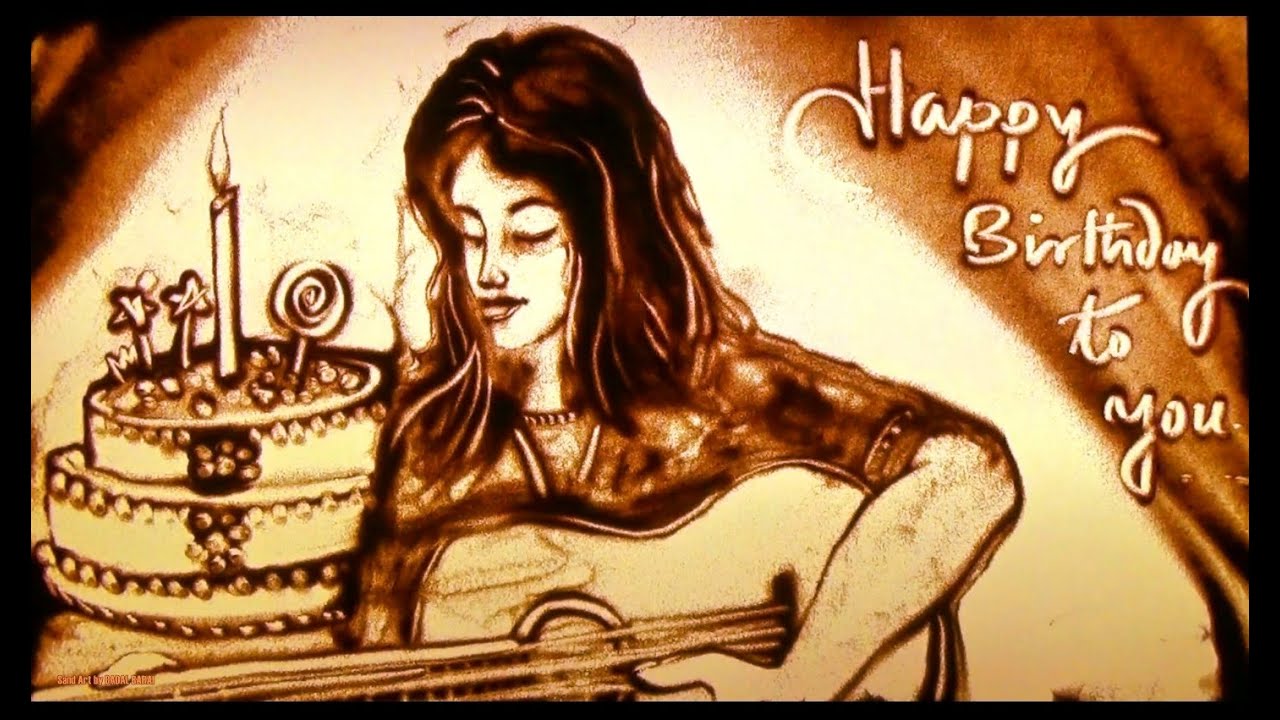 Happy Birthday Sand Art YouTube