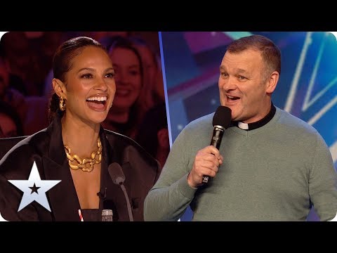 HILARIOUS Church Minister Allan Finnegan is the answer to comedy PRAYERS! | Auditions | BGT 2020