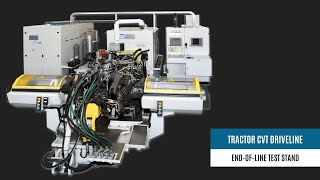 Tractor Cvt Driveline End-Of-Line Test Stand