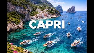Capri Italy 🇮🇹  Drone View Explore the Beauty of Capri’s Cliffs &amp; Blue Grotto Aerial Views