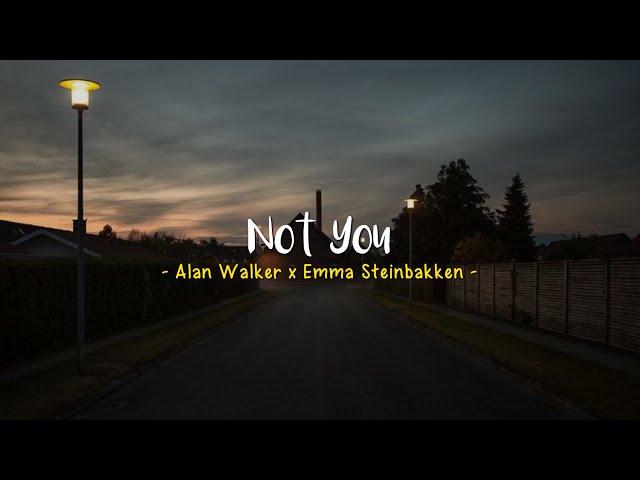 Not You - Alan Walker ft. Emma Steinbakken [Speed Up] | (Lyrics & Terjemahan) class=