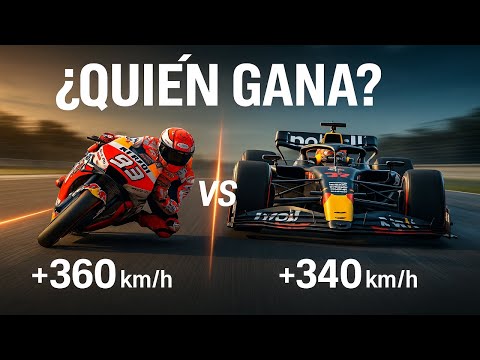 MOTOGP VS FÓRMULA 1: ANÁLISIS real de VELOCIDAD, ACELERACIÓN y PASO POR CURVA