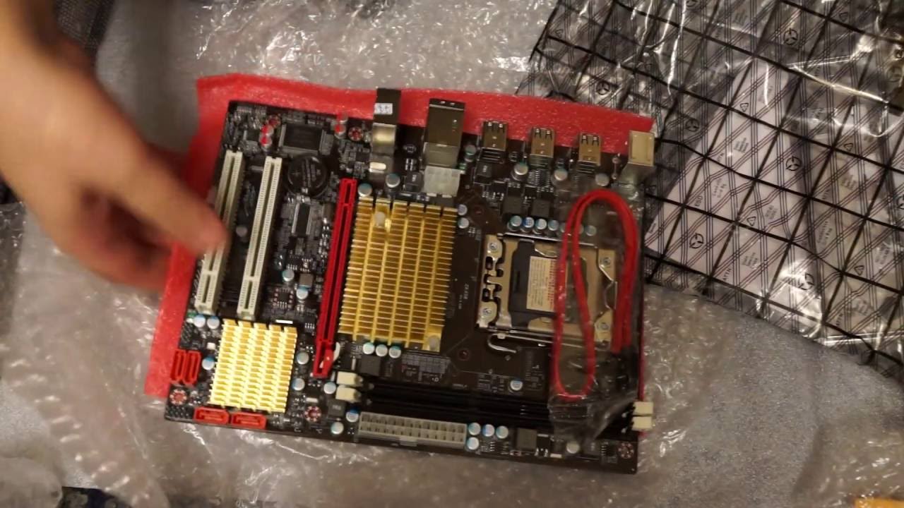 Материнская плата из китая и процессоры XEON - YouTube
