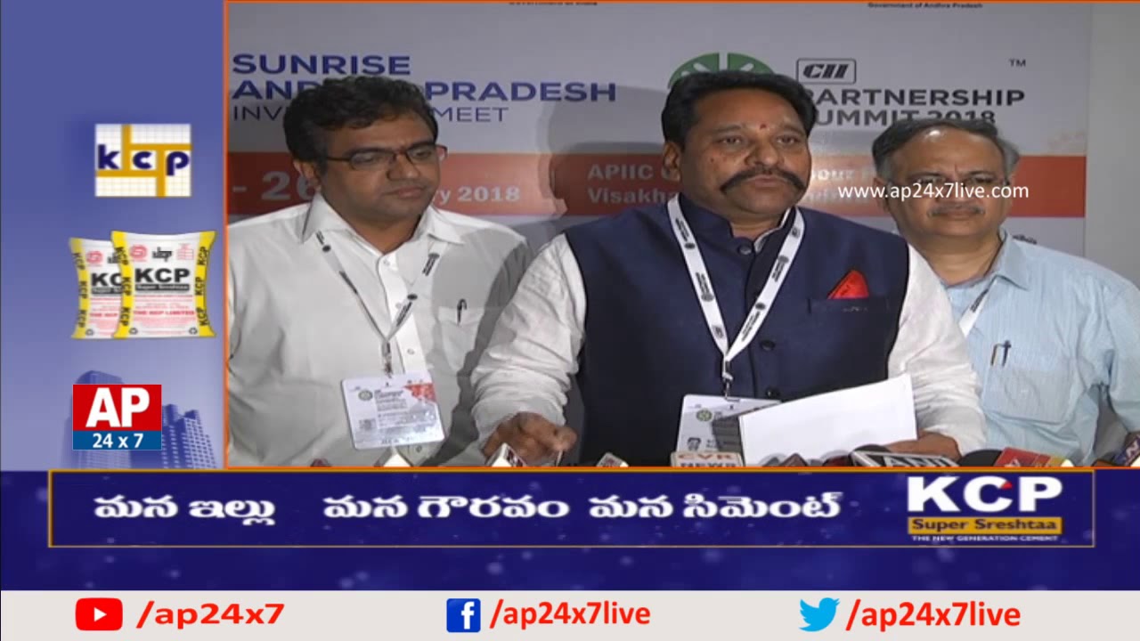 Minister Amarnath Reddy Press Meet about AP Govt MOUs with Industries ...