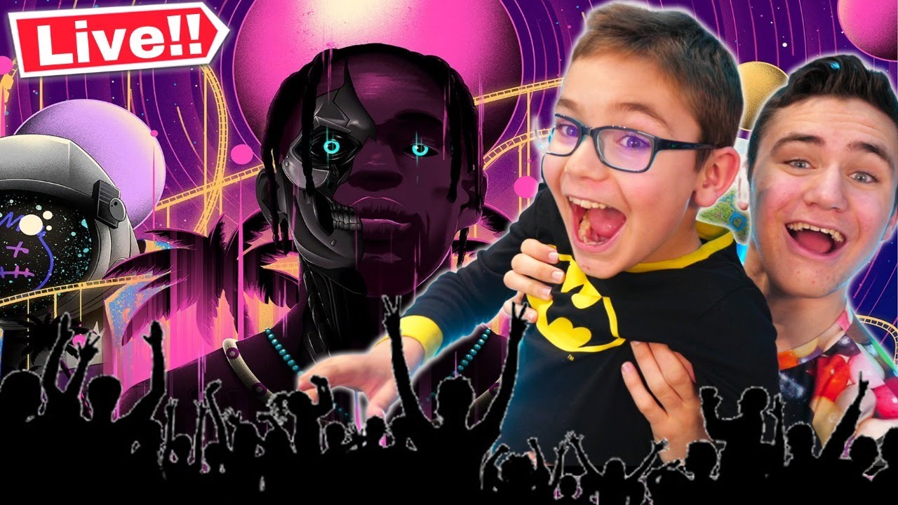 JUSQU'À 1H DU MATIN pour le concert de TRAVIS SCOTT sur FORTNITE ! Ft. Swan The Voice