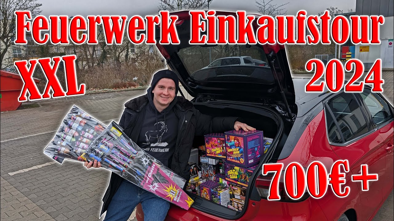 XXL Silvester Feuerwerk Einkaufstour 2024🔥 | über 700€ [FULL HD]
