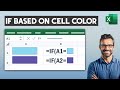 IF Statement in Excel Based On Cell Color - Excel Formula