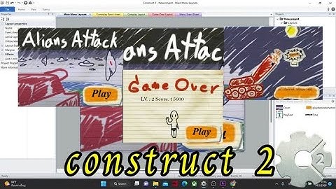 สร้างเกมจากโปรแกรมConstruct2