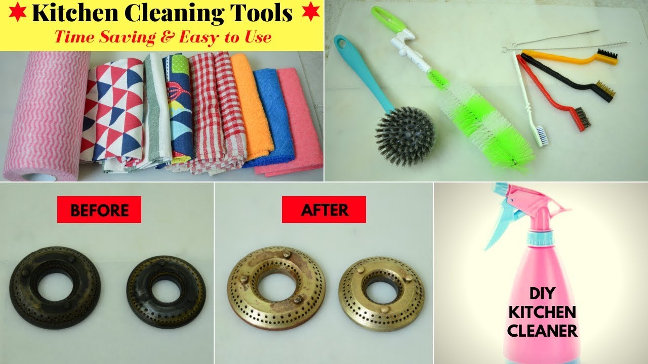 Kitchen Cleaning Tools and Their Uses
