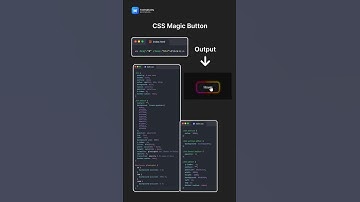 CSS Magic Button #css #csstricks #html #htmlcss
