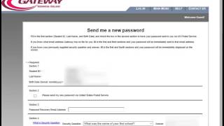 WebAdvisor - What's My Password?