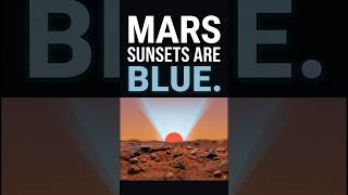 Why Mars has blue sunsets and Earth has red.