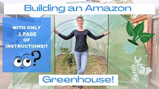Building A Greenhouse: Putting Together a Plant Hoop House From Amazon | Budget Friendly Greenhouse