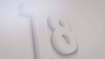 20 Seconds 3D Digital lines Counting Opening Animation