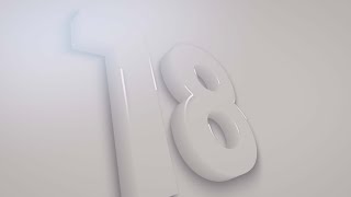 20 Seconds 3D Digital Lines Counting Opening Animation