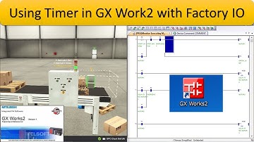 How to use Timer in GX work2 with Factory IO | Mitsubishi PLC | Automation | Mitsubishi Tutorial