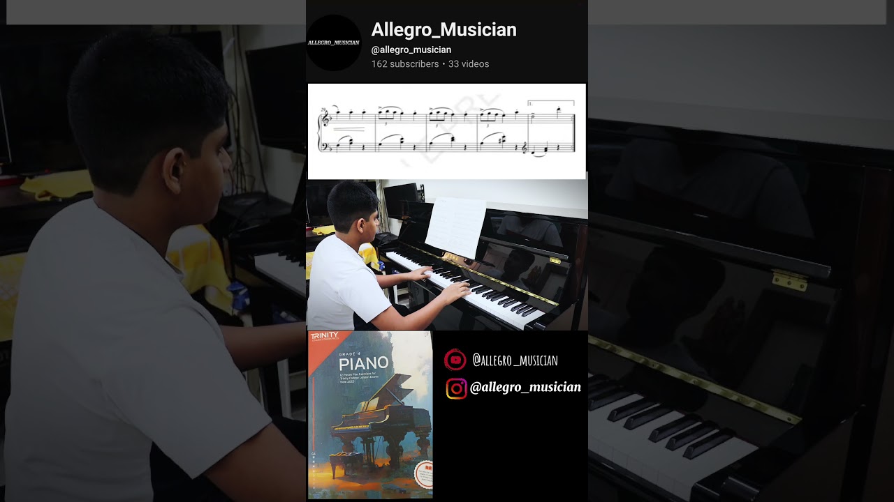 TRINITY Grade 4 Piano 2023 - Valse m&eacute;lancolique(no. 11 from 12 Albumbl&auml;tter,op.16 by MICKAEL MAXWELL