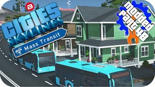 Cities Skylines Gameplay: ISLAND TRANSPORT EXPANSION Cities: Skylines Mods MASS TRANSIT DLC #48