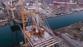 2019 Drone Footage - Gerald Desmond Bridge Replacement Project