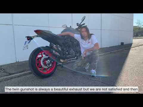 TERMINAL D'ÉCHAPPEMENT QD EXHAUST POWERGUN DUCATI MONSTER 937 2021-2022 vidéo