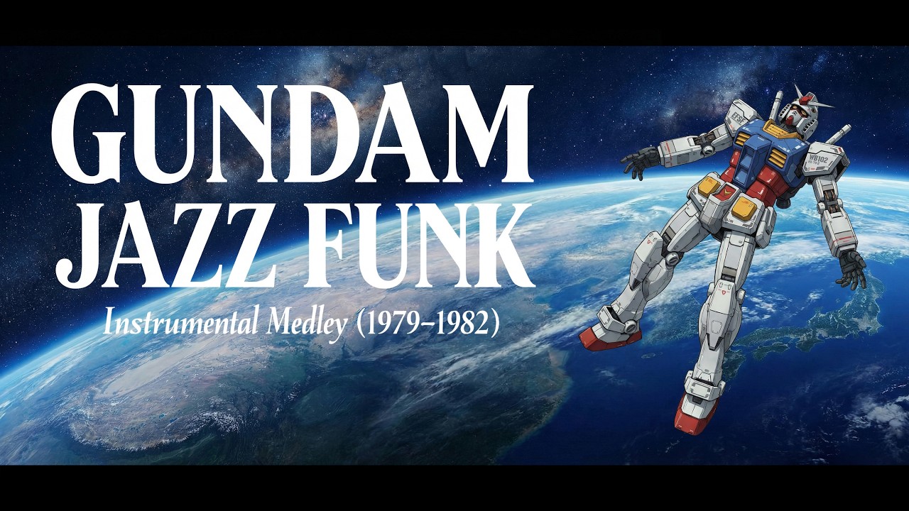機動戦士ガンダム | JAZZ FUNKで駆け抜ける1979–1982 | Gundam Jazz Funk Instrumental Medley | JAZZ FUNK J-POP