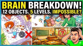 Cognitive Focus Challenge: 12 Hidden Objects to Test Your Brain