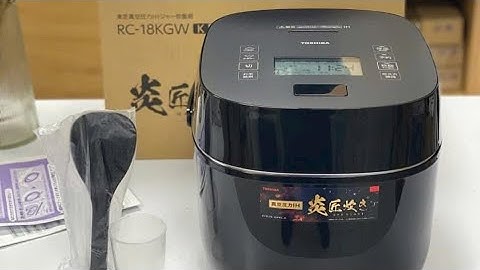 Nồi cơm nội địa Nhật: Toshiba RC-18KGW mới nhất 2025 ạ. Cao tần, áp suất, hút chân không, mặt nhám.