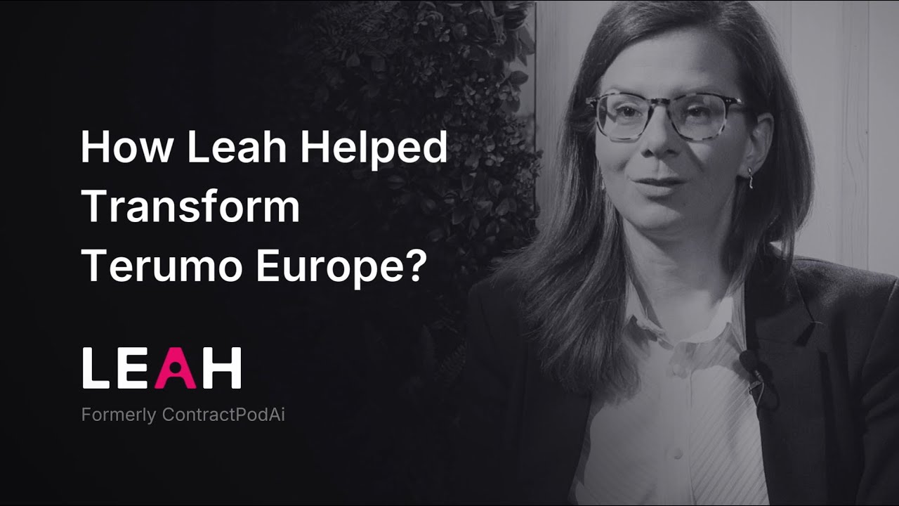 Customer Story: How Leah, formerly ContractPodAi, Transformed Contract Management at Terumo Europe