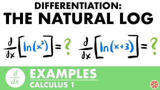 Famous Derivative of Natural Log Functions Examples | Calculus - JK Math Wealth