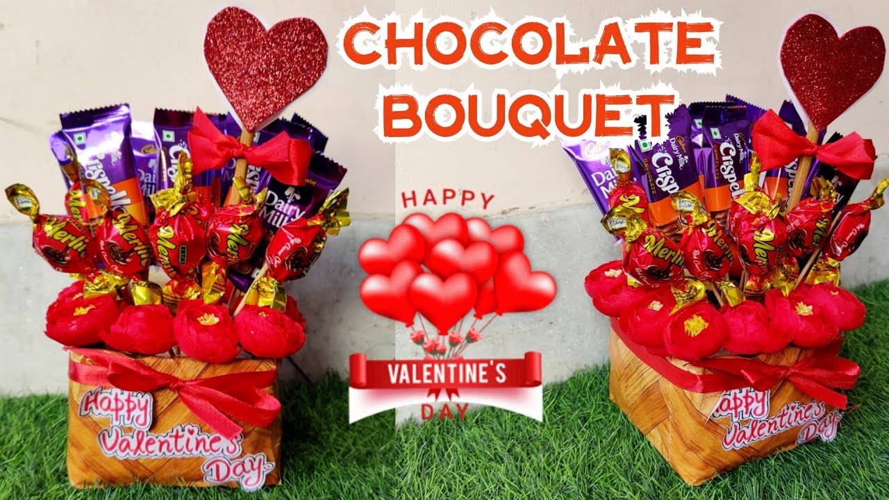 Chocolate Bouquet/Valentine's Day Gift Ideas/Surprise gift idea