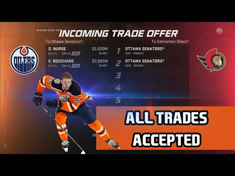 Accepting ALL Trades NHL 21 Franchise Challenge "Edmonton Oilers" 3/31