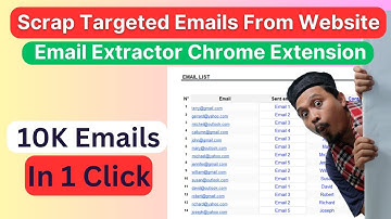 Extract Emails From Any Website 2024 | Chrome Extension for email bulk extraction |