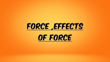 Class-6th, PHYSICS|| FORCE(PART-1)||BY Ajitesh Tiwari