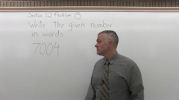 MTH 060 : Section 1.2 Problem 15 : Topics Developmental Mathematics