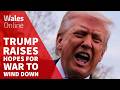 Trump raises hopes for war to wind down but no sign of reduced fighting