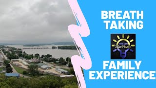 Bellevue Iowa Road Trip above the Mississippi River