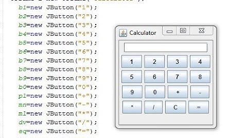 Simple Calculator in java GUI with net bean and J Creator how to write simple calculator