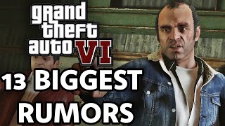 13 BIGGEST GTA6 Rumors You NEED TO KNOW