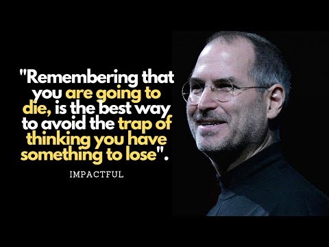 REMEMBER THAT YOU ARE GOING TO DIE | STEVE JOBS
