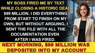 My Boss Fired Me by Text During a $99M Deal—The Next Day Changed Everything