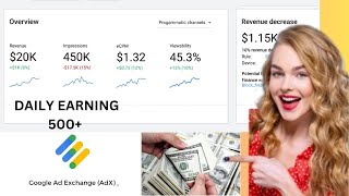 Earn Money From Google Adx | Google Adx Earning Proof | How To Get Google Adx Approval | Google Adx