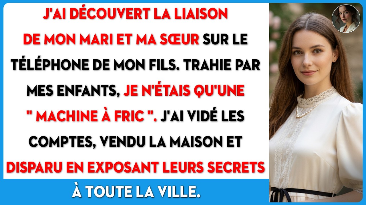 Mon mari a trompé avec ma sœur, mes enfants l'ont caché 2 ans. J'ai tout vendu.