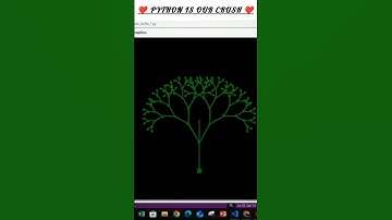 Amusing tree 🎄 make using python turtle module /python fun😊 /python crush 🥰