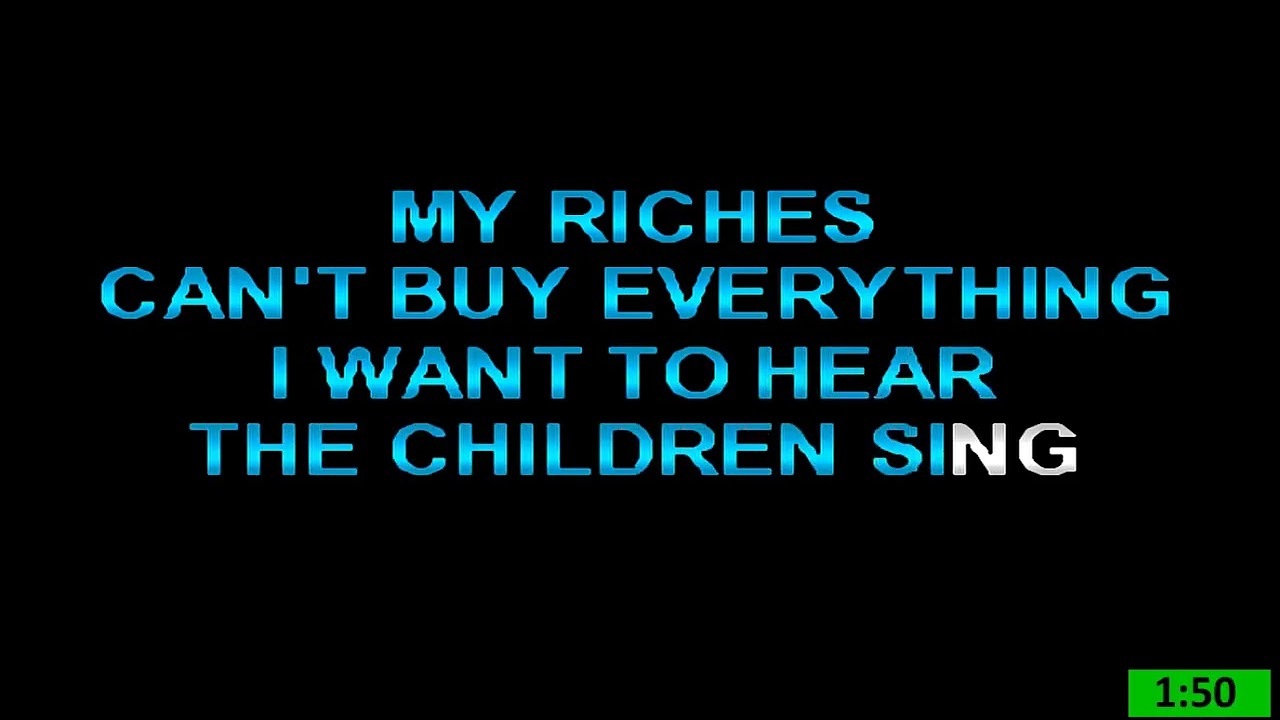 ME SINGING AS TEARS GO BY STINGRAY KARAOKE