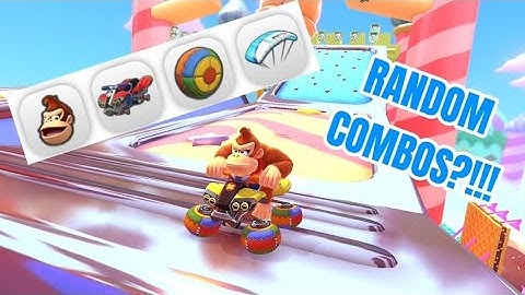 Mario Kart, but using RANDOM combos!!! | Mario Kart 8 deluxe