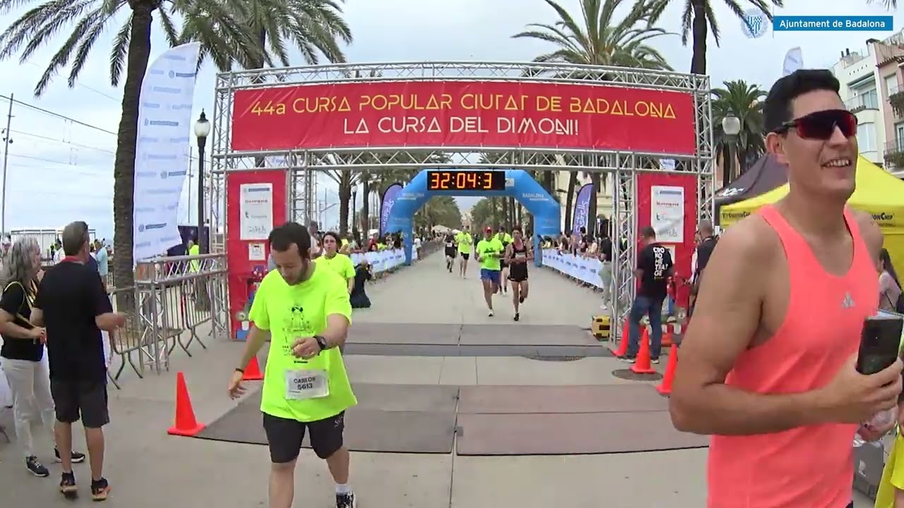 44ª Cursa Popular Ciutat de Badalona, La Cursa del Dimoni - Arribades 5k i 10k