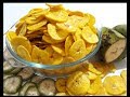 Yellow Banana Chips | Banana Wefers | How To Make Banana Chips | कुरकुरे केले के चिप्स