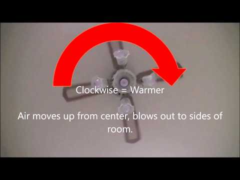 How To Change Your Ceiling Fan Direction For Summer And